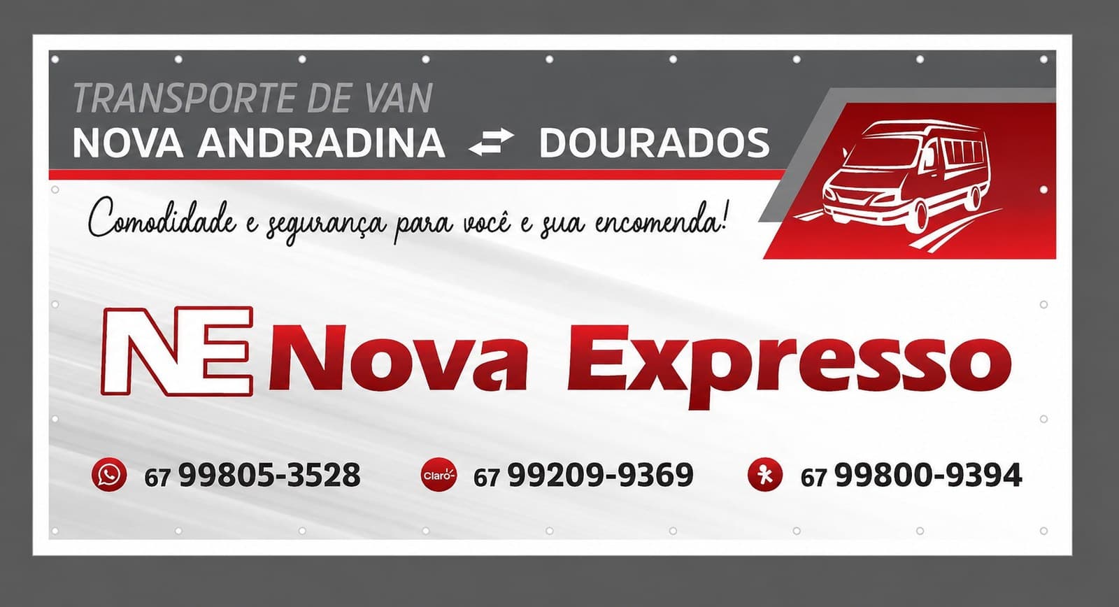 Nova Expresso Transportes — transporte de van